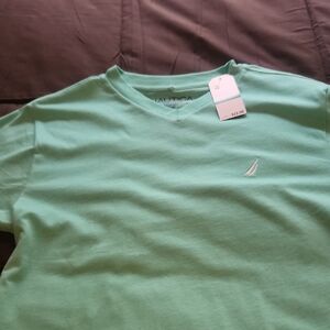 Nautica Seafoam Green Tee ....(Boys Or Girls)